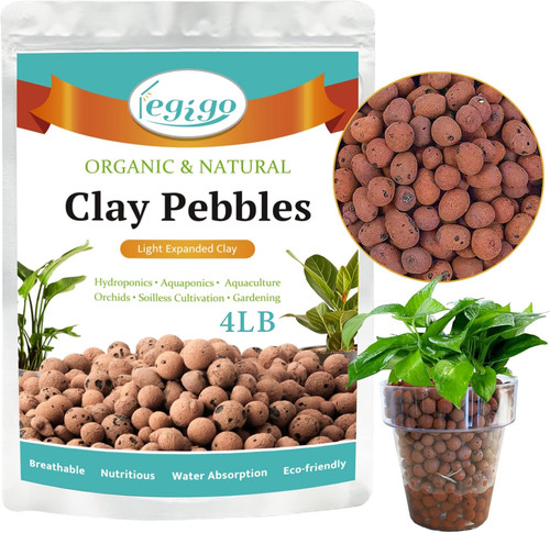 Organic leca clay - leca, pebbles